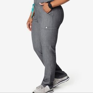 Figs Yola Skinny Scrub Pants Graphite
